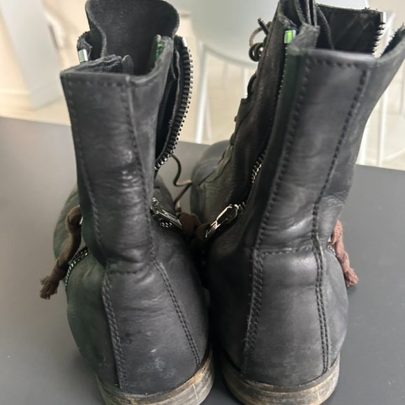 ALL SAINTS Leather Boots Size 11.5 (Used) - Picture 7 of 13